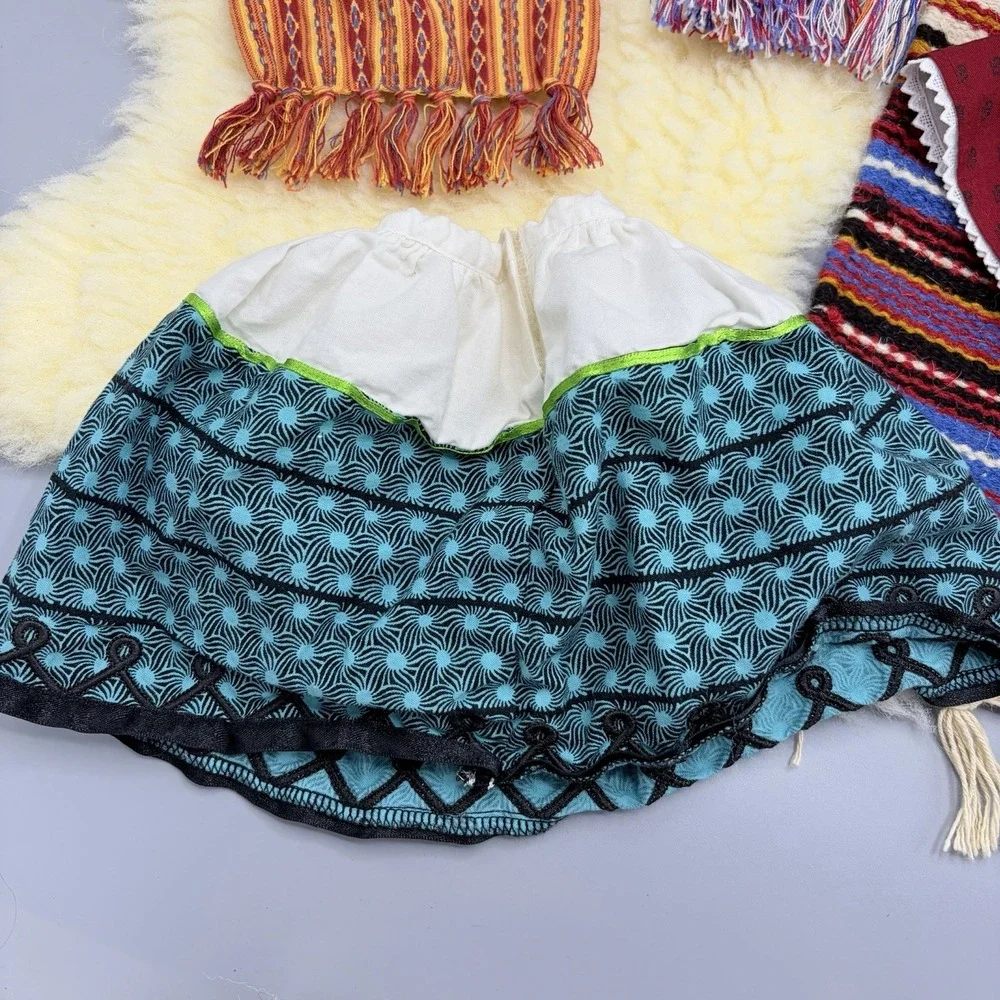 Josefina Montoya American Girl Bedding Blanket Sheepskin Rug 2 Skirts & More